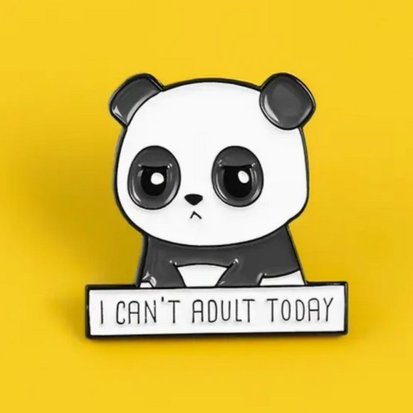 "I Can't Adult Today" Enamel Lapel Pin - Picture 4 of 5
